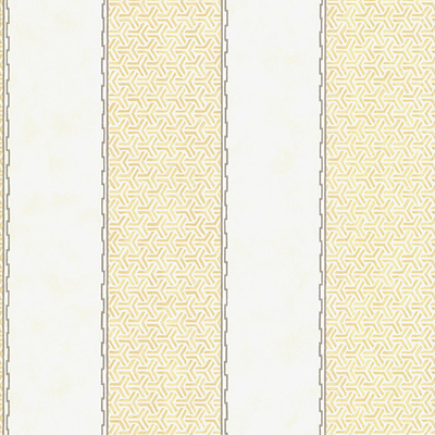 Yellow and white striped wallpaper