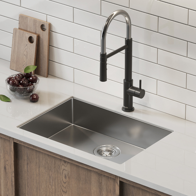 Stainless steel sink vegetable basin under counter basin faucet