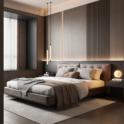 Minotti Bedroom Double Bed