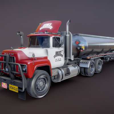 Truck Oil Truck Cargo Truck