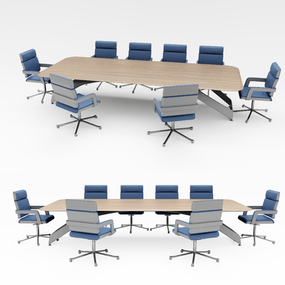 Modern Conference Table and Chair