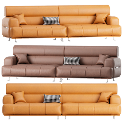 Miloti Minotti leather sofa