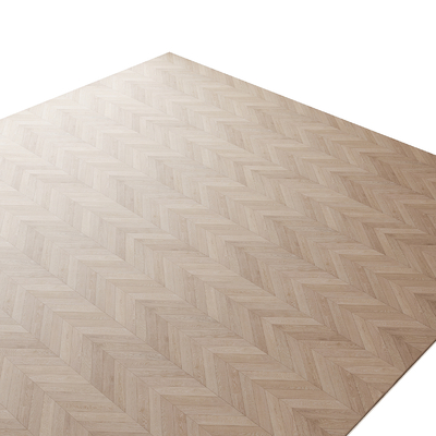 Modern fishbone wood floor