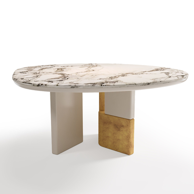 Minotti round dining table