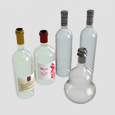 Modern Wine Bottle Glass Bottle