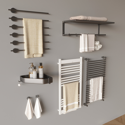 Towel Rack Storage Rack Bathroom Small Pieces