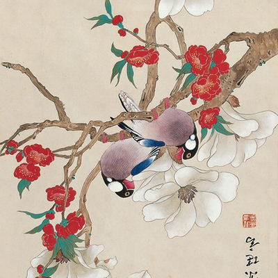 Chinese Flower and Bird Painting Hanging Painting