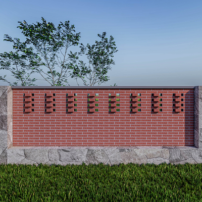 Garden Landscape Wall enclosing wall hollow brick partition