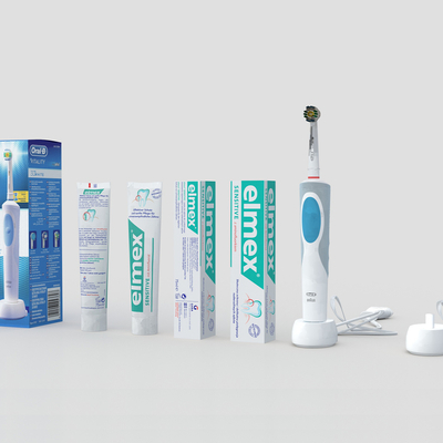 Modern electric toothbrush toothpaste toothpaste box