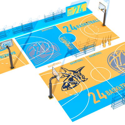 Basketball Rack Basketball Court