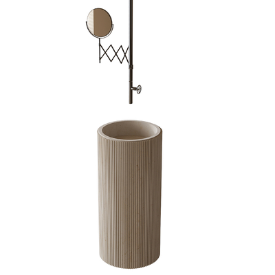 modern column washbasin