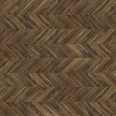 Brown fishbone wood floor