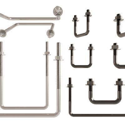 Square bolt nut screw horse screw