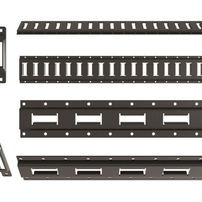 Modern rail equipment bracket fixing frame