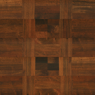 Red brown parquet wood floor