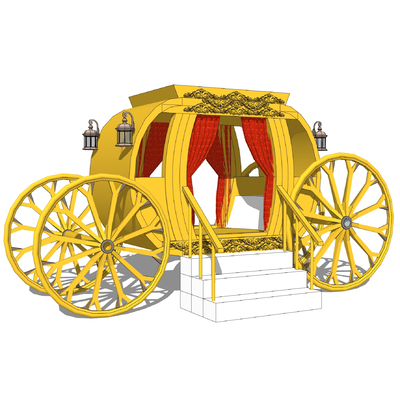 Pumpkin wagon carriage