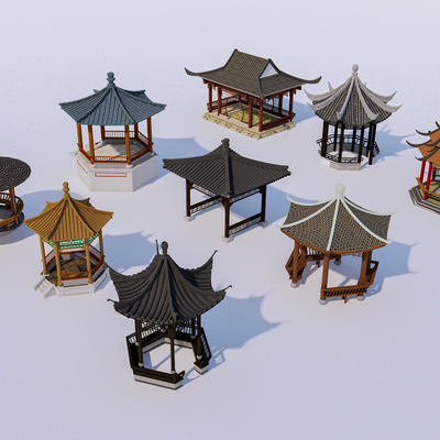 Chinese courtyard gazebo gazebo gazebo