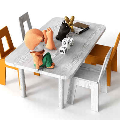 Modern Children's Table and Chair Toy Table