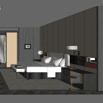 Modern Hotel Suite King Room