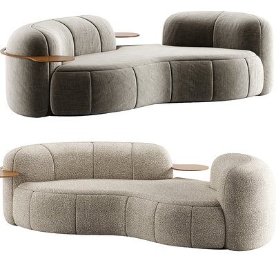 Poliform curved sofa