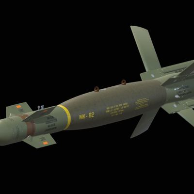 modern aviation bomb missile military weapon ground penetrating bomb high explosive bomb