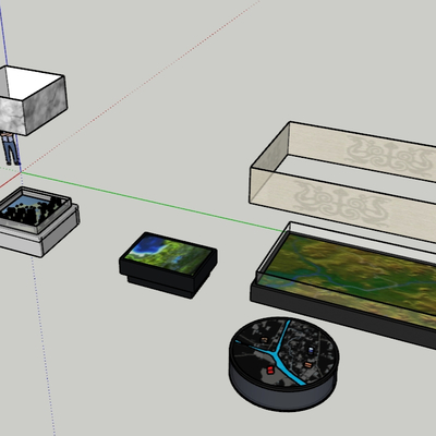 Sales office sand table exhibition