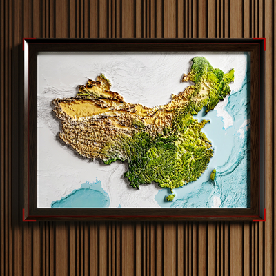 Chinese graphic landform wall decoration pendant