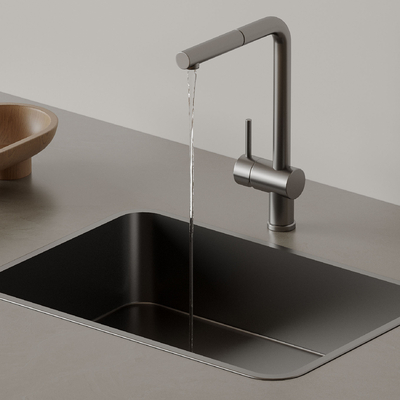 Modern stainless steel sink under counter basin