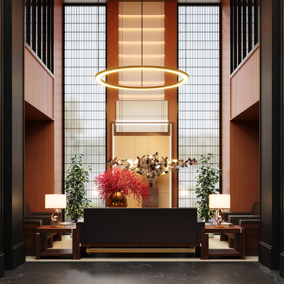 Modern Hotel Lobby