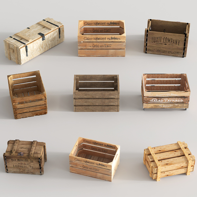 Wooden box express box storage box toolbox