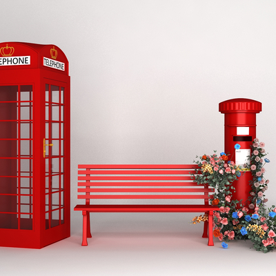 Telephone Booth Posting Box Floriculture