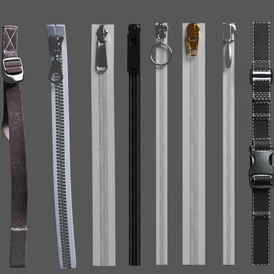 Modern Zipper Set Belt