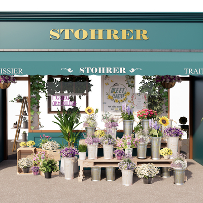 Nordic Florist Door Facade