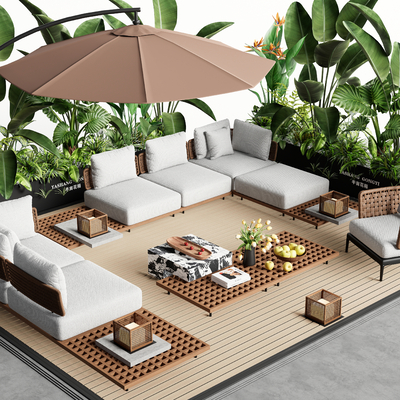 Minotti outdoor sofa