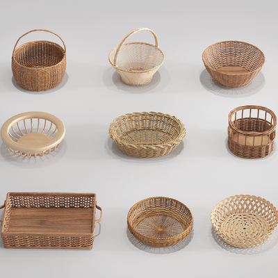 Weaving basket rattan basket bamboo basket bamboo basket