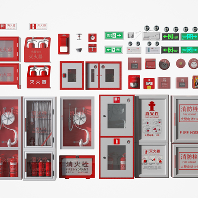 Fire hydrant emergency light fire extinguisher