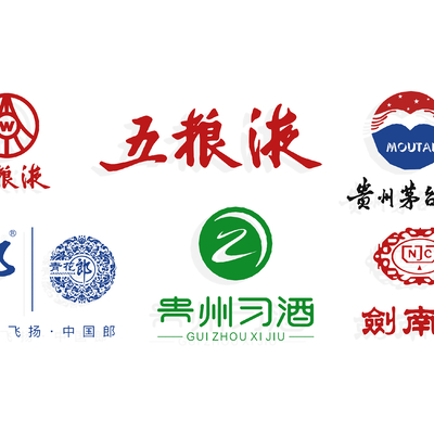 Liquor LOGO logo icon silhouette Maotai advertising stickers