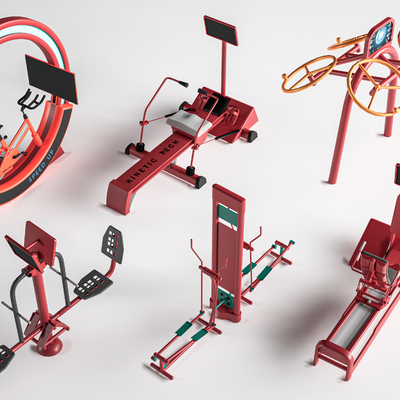 Smart Fitness Equipment Solar Fitness Equipment Park Interactive Facilities