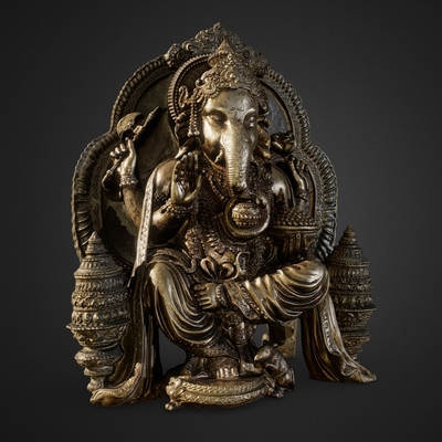 Southeast Asia Elephant God Sculpture India Elephant God Buddhism Elephant God