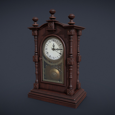 European classical clock court style clock clock column clock