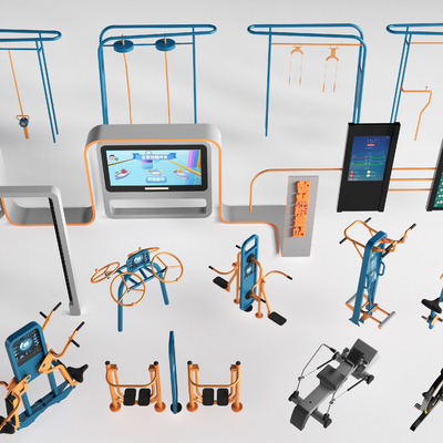 Smart Fitness Equipment Solar Fitness Equipment Park Interactive Facilities