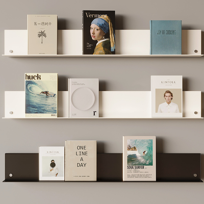 Nordic Storage Shelf Wall-Mounted Bookshelf