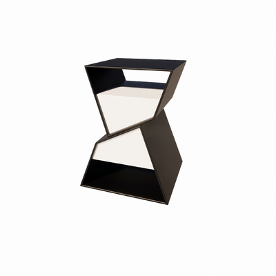 black and white gray bedside table