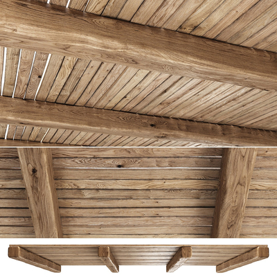 Quiet Wind Eaves Wood Roof Ceiling