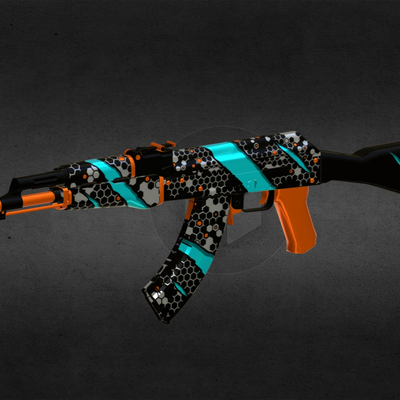 Game gun AK47 automatic rifle