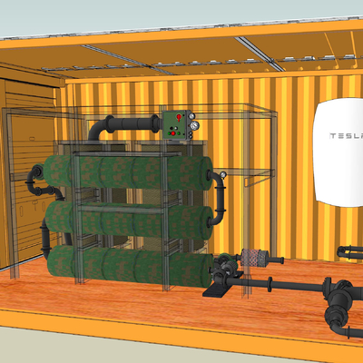 Container industrial equipment