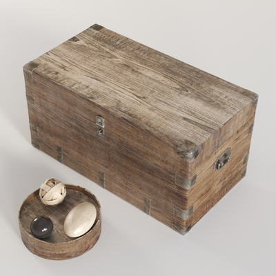 Chinese wooden box