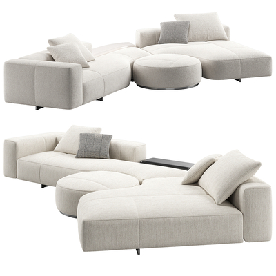 Minotti people sofa shaped sofa