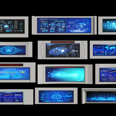 Monitoring large screen digital large screen display