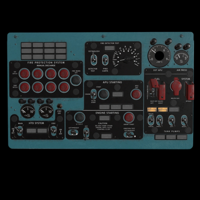 Traffic accessories aircraft panel instrument panel